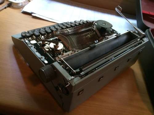 Facit Portable typewriter with case